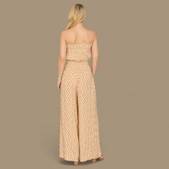 Super cute taupe smocked jumper S M L - Picture 6 of 6